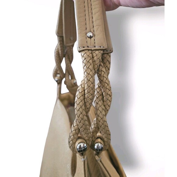 Cole Haan Brown Hobo Bag with Braided Handle MINT CONDITION - Picture 10 of 16